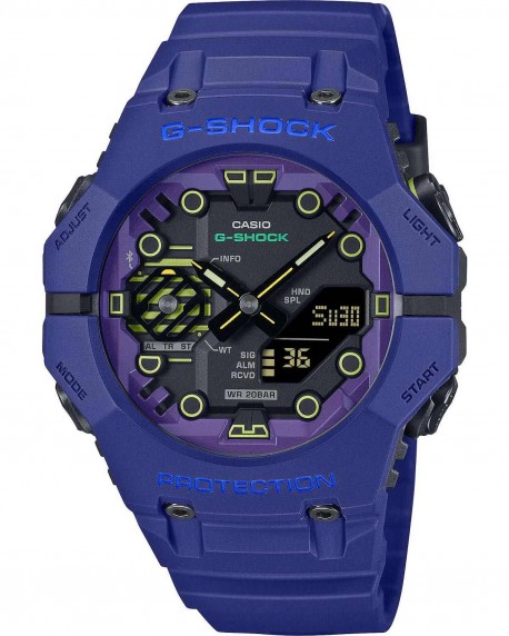 CASIO G-SHOCK Bluetooth Blue Rubber Strap GA-B001CBR-2AER 