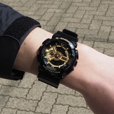 Casio G-Shock Black Rubber Strap GA-110GB-1AER 