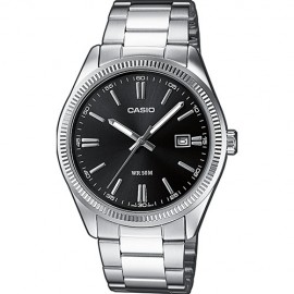 CASIO Collection Stainless Steel Bracelet Black Dial MTP-1302PD-1A1VEF