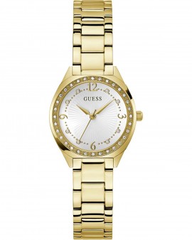 GUESS Charlotte Crystals Gold Stainless Steel Bracelet GW0767L2