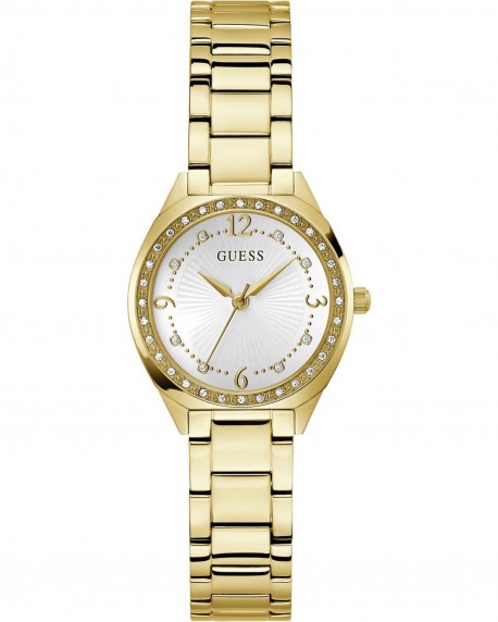 GUESS Charlotte Crystals Gold Stainless Steel Bracelet GW0767L2 