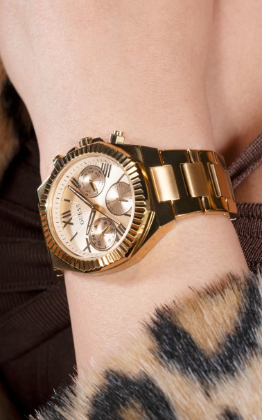 GUESS Equality Gold Stainless Steel Bracelet GW0769L2 