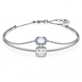 Swarovski Stilla βραχιόλι, Μπλε, Επιμετάλλωση ροδίου 5668244