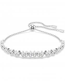 Swarovski Βραχιόλι Tennis Imber, Λευκό, Επιμετάλλωση ροδίου 5705451