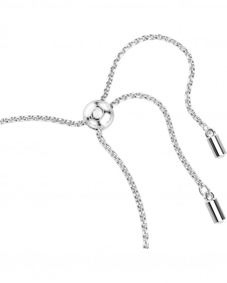 Swarovski Βραχιόλι Tennis Imber, Λευκό, Επιμετάλλωση ροδίου 5705451 