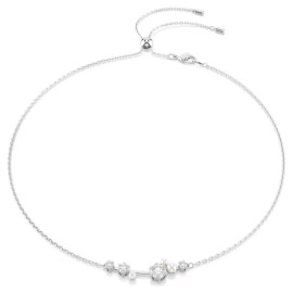 Swarovski Κολιέ Constella Crystal pearl, Λευκό, Επιμετάλλωση ροδίου 5705626