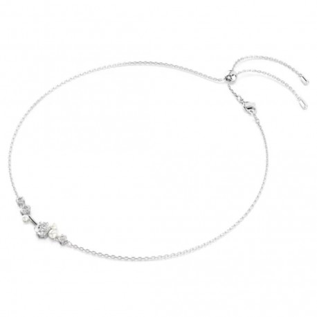 Swarovski Κολιέ Constella Crystal pearl, Λευκό, Επιμετάλλωση ροδίου 5705626 