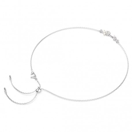 Swarovski Κολιέ Constella Crystal pearl, Λευκό, Επιμετάλλωση ροδίου 5705626 