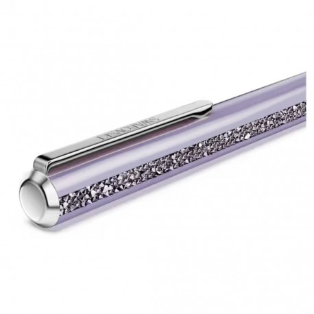 SWAROVSKI Στυλό Crystal Shimmer Glide Μοβ, Μωβ λακαρισμένο, επιμετάλλωση χρωμίου 5707707 