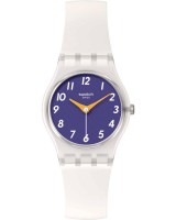 SWATCH Essentials The Gold Within You White Silicone Strap LE108