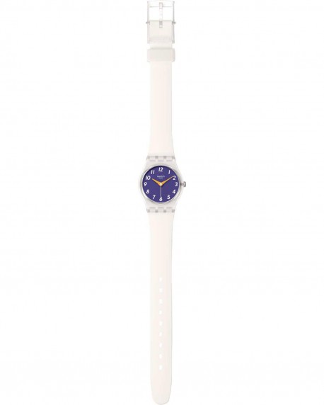 SWATCH Essentials The Gold Within You White Silicone Strap LE108 