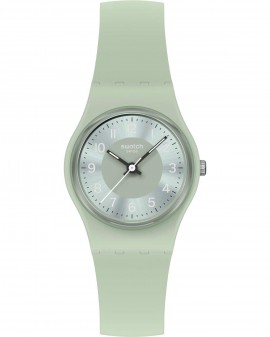 SWATCH Essentials Serenity Of Sage Green Silicone Strap LG131