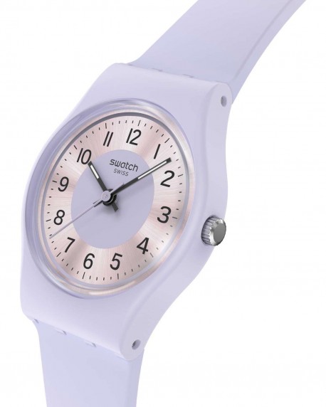 SWATCH Essentials Lilac Lightness Two Tone Silicone Strap LV121 