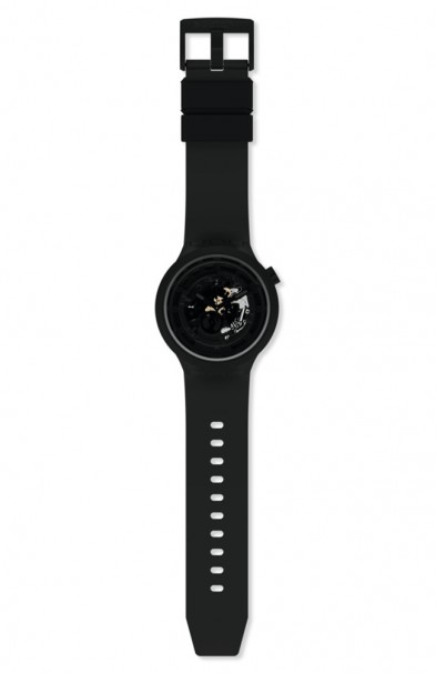 SWATCH Big Bold C-Black Bio-sourced Strap SB03B100 