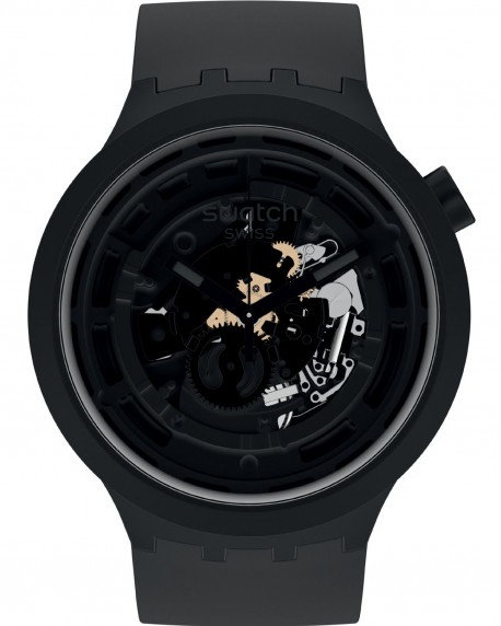 SWATCH Big Bold C-Black Bio-sourced Strap SB03B100 