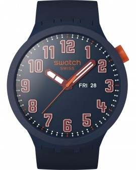 SWATCH Essentials Essentially Confident Two Tone Silicone Strap SB01S700