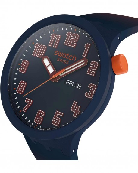 SWATCH Essentials Essentially Confident Two Tone Silicone Strap SB01S700 