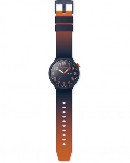 SWATCH Essentials Essentially Confident Two Tone Silicone Strap SB01S700 