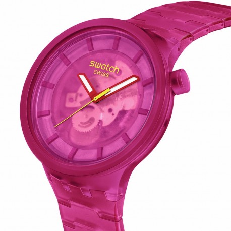 SWATCH Pink Joy Rubber Strap SB05P102 