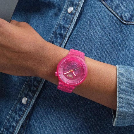 SWATCH Pink Joy Rubber Strap SB05P102 