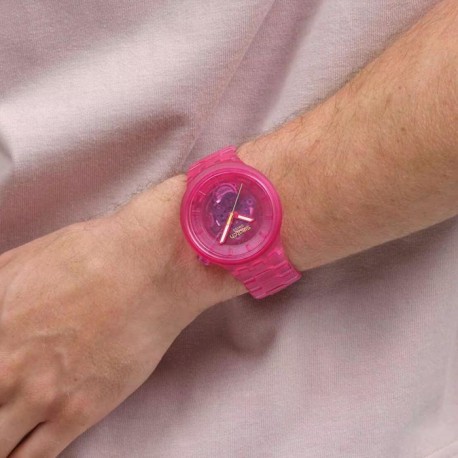 SWATCH Pink Joy Rubber Strap SB05P102 