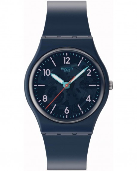 SWATCH Essentials Time To Teal Blue Biosourced Strap SO28N118 