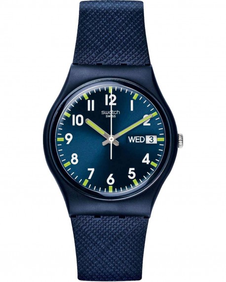 SWATCH Sir Blue Rubber Strap SO28N702 