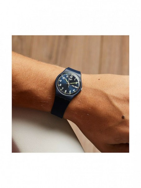 SWATCH Sir Blue Rubber Strap SO28N702 