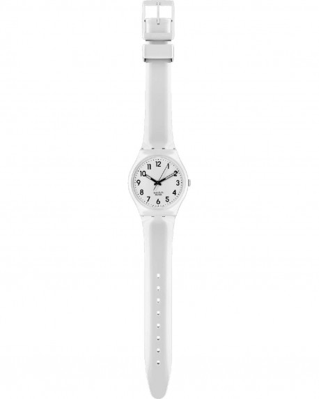 SWATCH New Core Just White Soft White Silicone Strap SO28W107-S14 