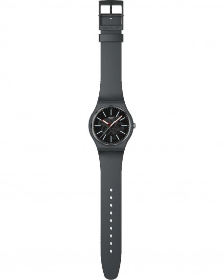 SWATCH Essentials Coblestone Street Grey Biosourced Strap SO29A101 