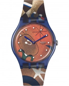 SWATCH X Tate Gallery Women and Bird In The Moonlight by Joan Miro SO29Z136