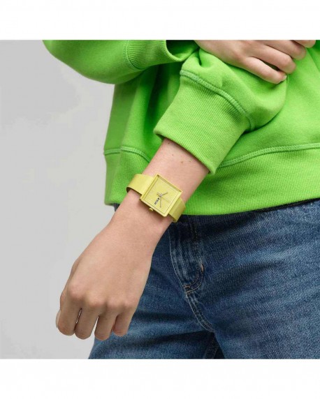 SWATCH What If.. Lemon? Yellow Biosourced Strap SO34J700 