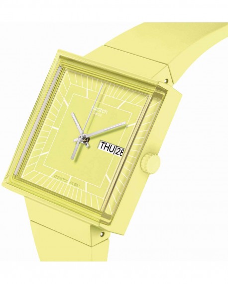 SWATCH What If.. Lemon? Yellow Biosourced Strap SO34J700 