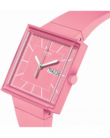 SWATCH What If..Rose? Pink Biosourced Strap SO34P700 