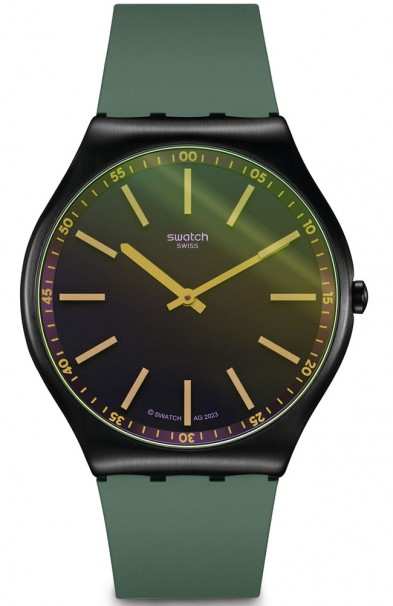 SWATCH Green Vision Rubber Strap SS07B112 