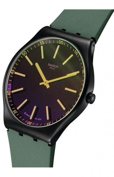 SWATCH Green Vision Rubber Strap SS07B112 