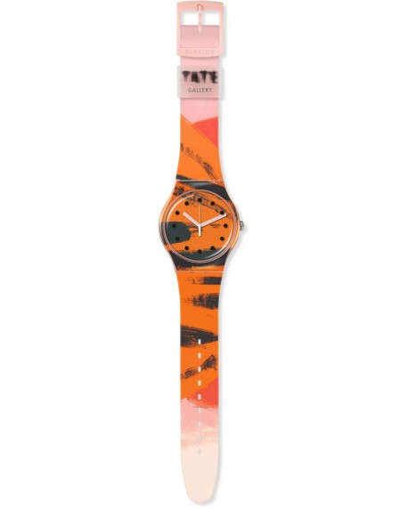 SWATCH X Tate Gallery Orange and Red on Pink by Wilhelmina Barns-Graham SUOZ362 