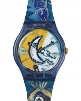 SWATCH X Tate Gallery Blue Circus by Marc Chagall SUOZ365