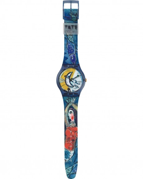 SWATCH X Tate Gallery Blue Circus by Marc Chagall SUOZ365 