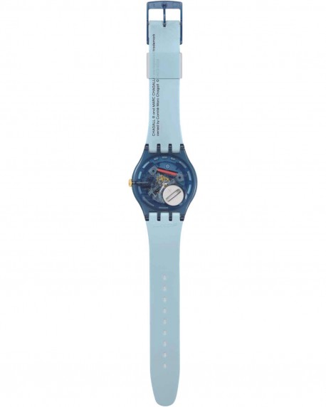 SWATCH X Tate Gallery Blue Circus by Marc Chagall SUOZ365 