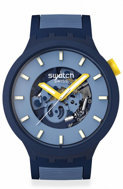 SWATCH Below The Horizon Rubber Strap SB05N117 