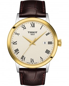 TISSOT Classic Dream Brown Leather Strap T1294102626300