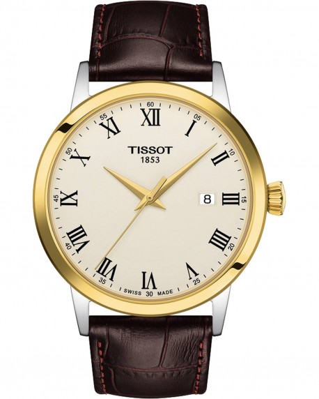 TISSOT Classic Dream Brown Leather Strap T1294102626300 