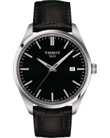 TISSOT T-Classic PR 100 Black Leather Strap T1504101605100